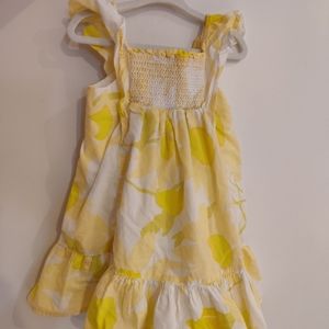 Babygap yellow Floral dress